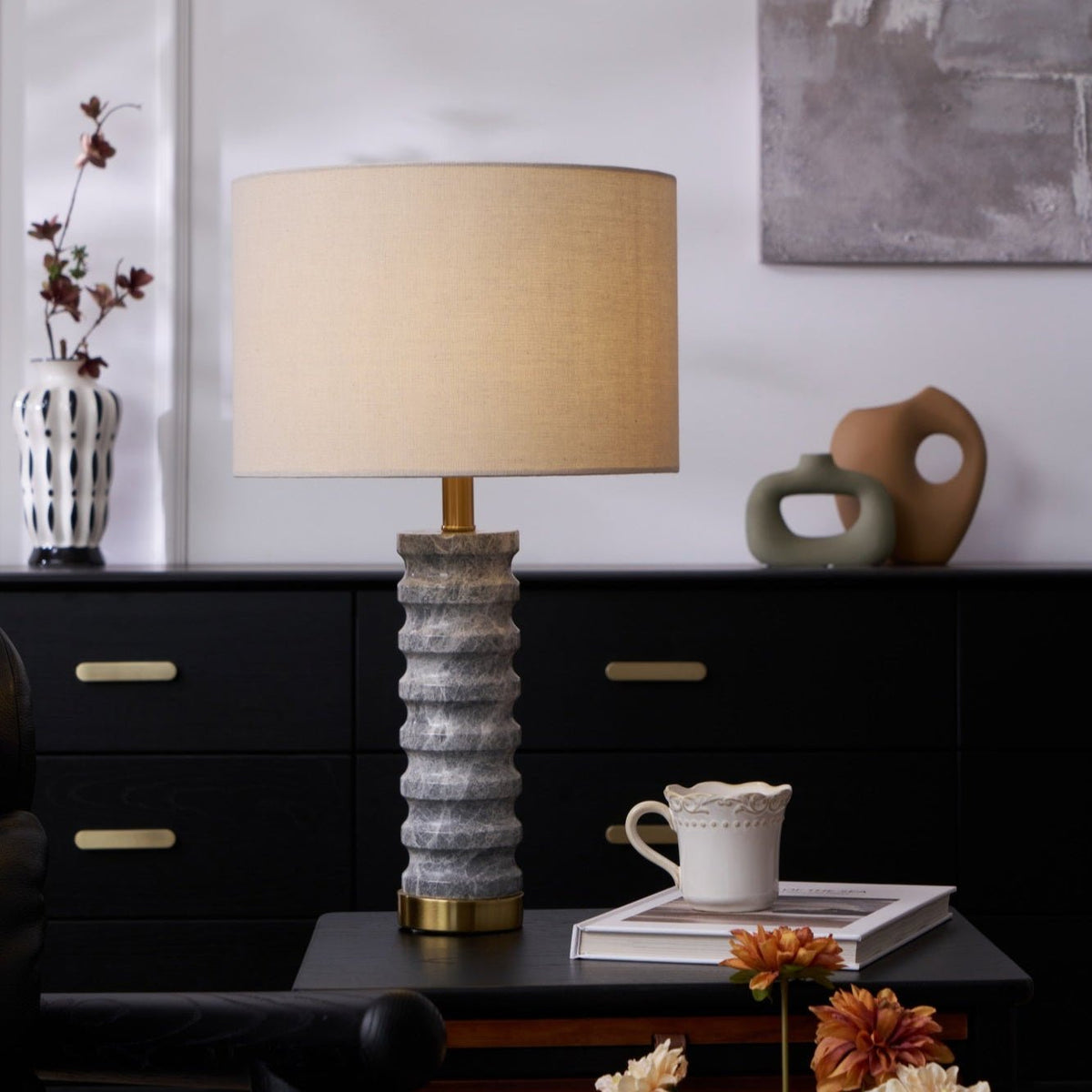 Petirielle Modern Stone Table Lamp