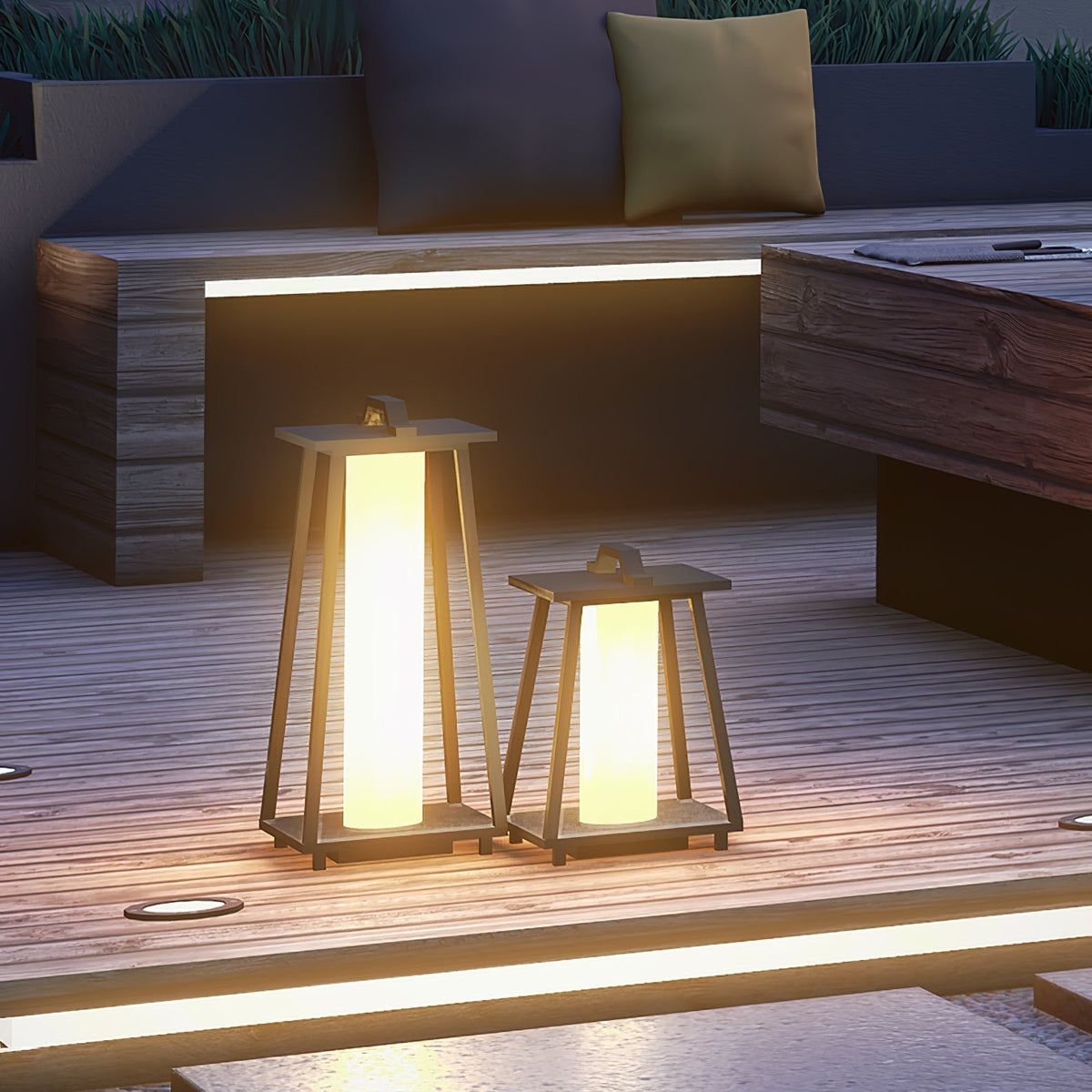 Syphae Trapezoid-shaped Portable Outdoor Light