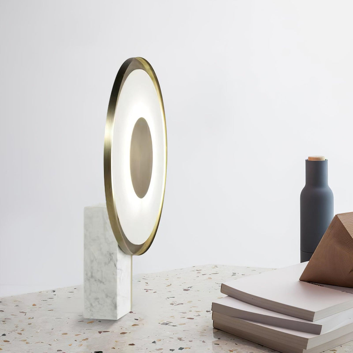 Tessain Marble Minimalist Table Lamp