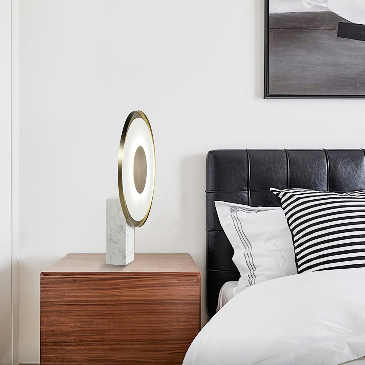 Tessain Marble Minimalist Table Lamp