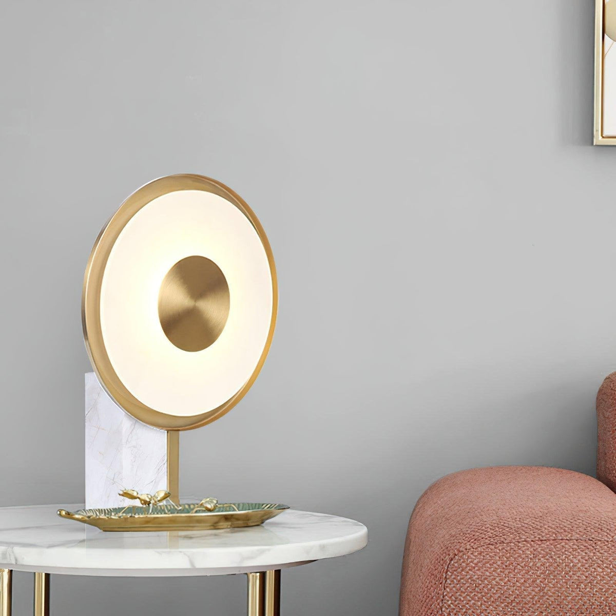 Tessain Marble Minimalist Table Lamp