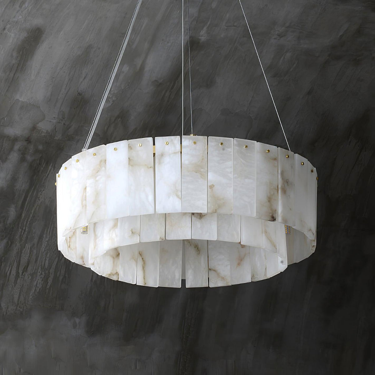 Dovin Alabaster Round Pendant Light