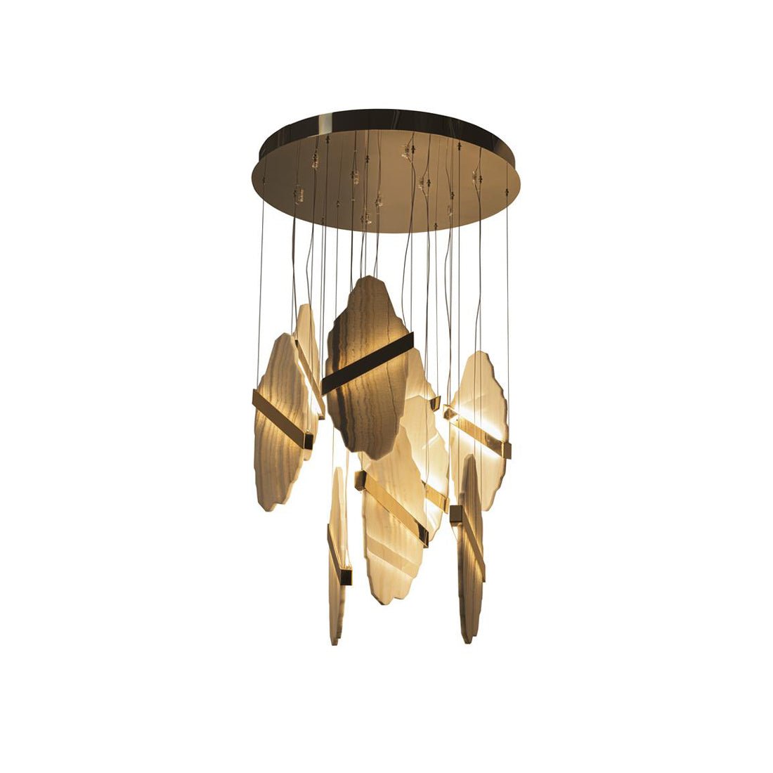 Ollorus Irregular Alabaster Chandelier