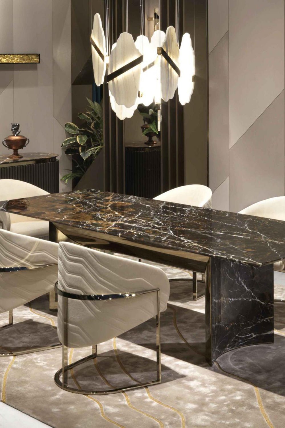Ollorus Irregular Alabaster Chandelier