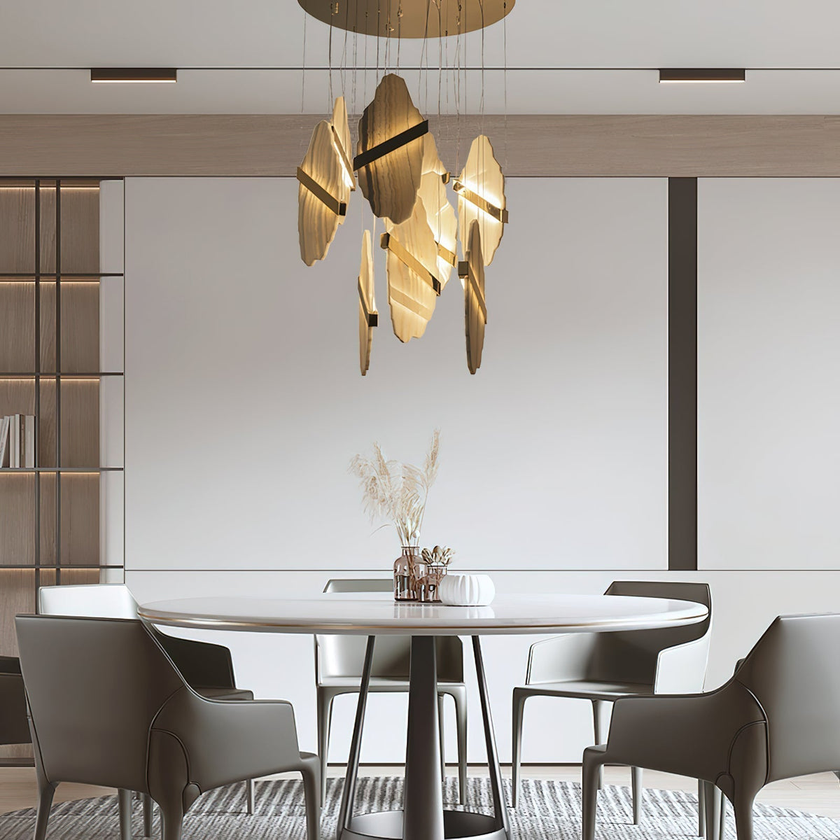 Ollorus Irregular Alabaster Chandelier