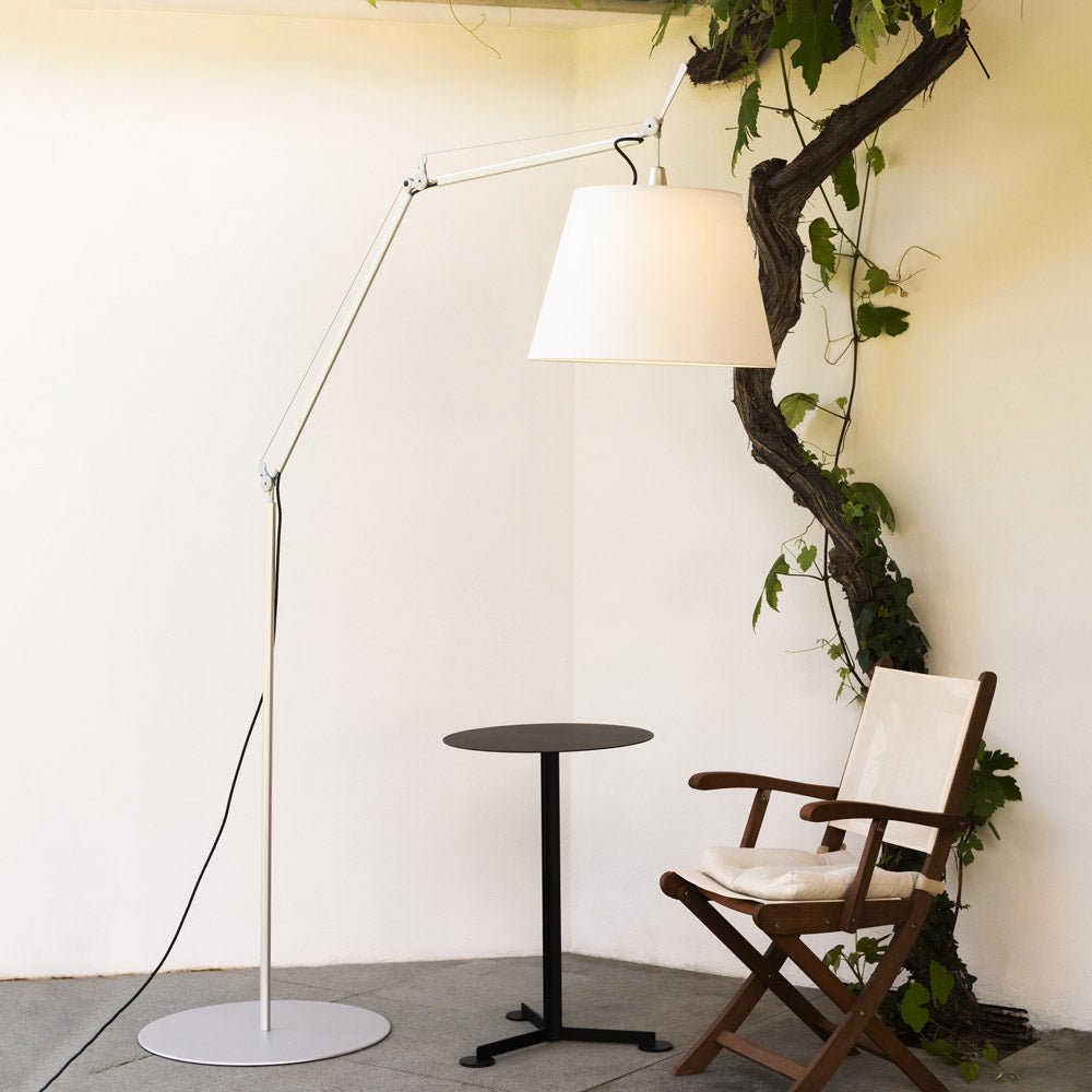 Ciroce Fabric Industrial Floor Lamp