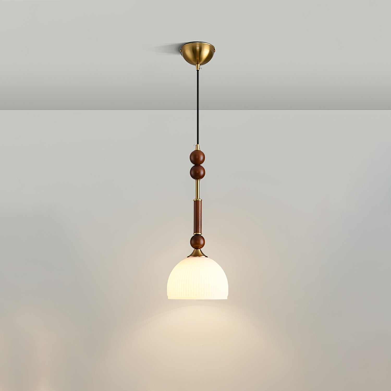 Yovelis Vintage Wood Pendant Lamp