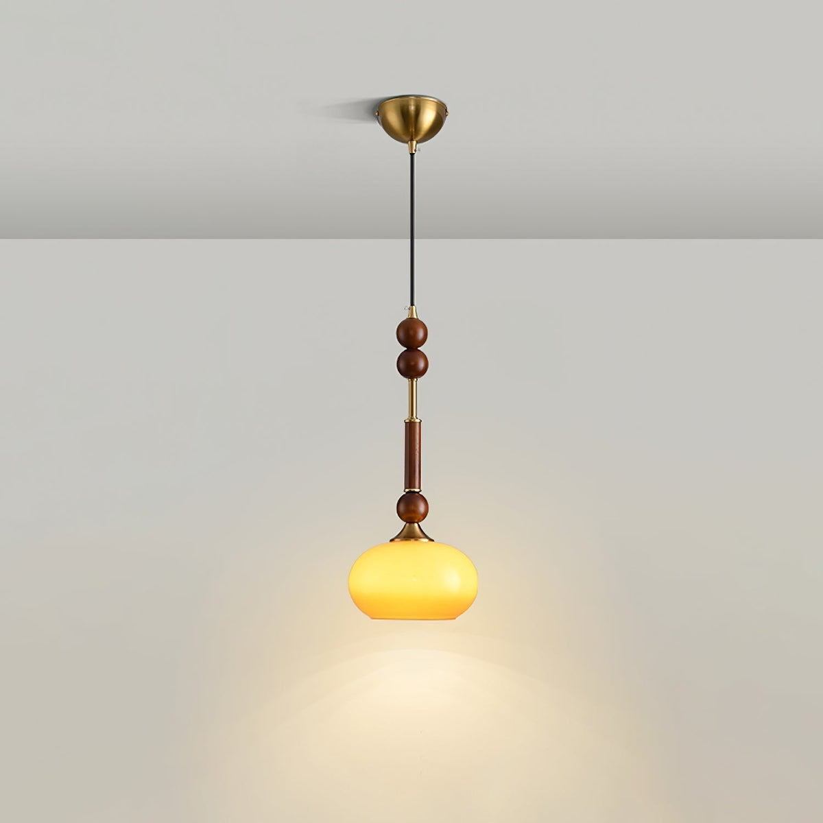 Yovelis Vintage Wood Pendant Lamp