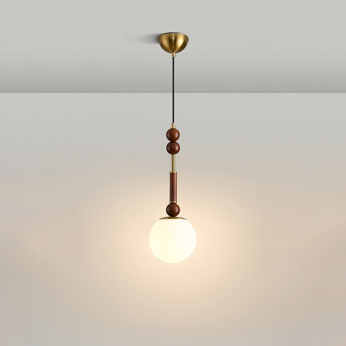 Yovelis Vintage Wood Pendant Lamp