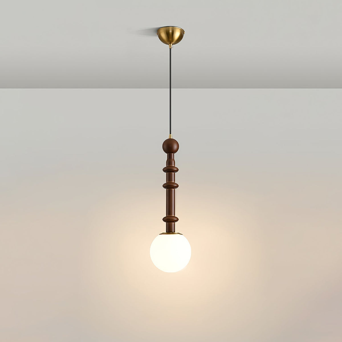 Yovelis Vintage Wood Pendant Lamp