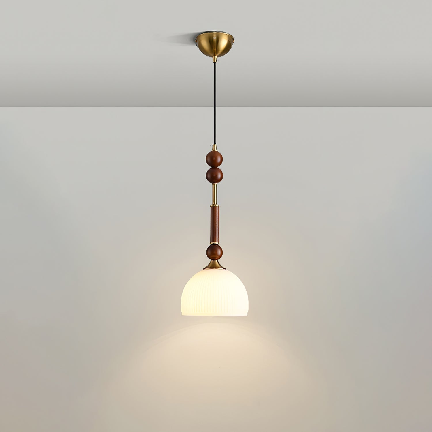 Yovelis Vintage Wood Pendant Lamp