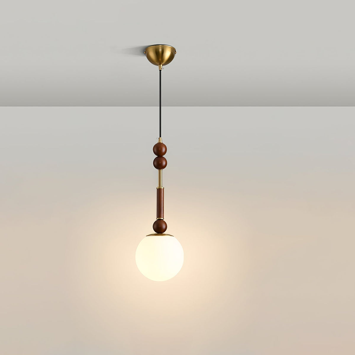 Yovelis Vintage Wood Pendant Lamp