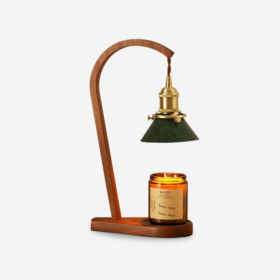 Aldorira Wood Mid-Century Modern Table Lamp