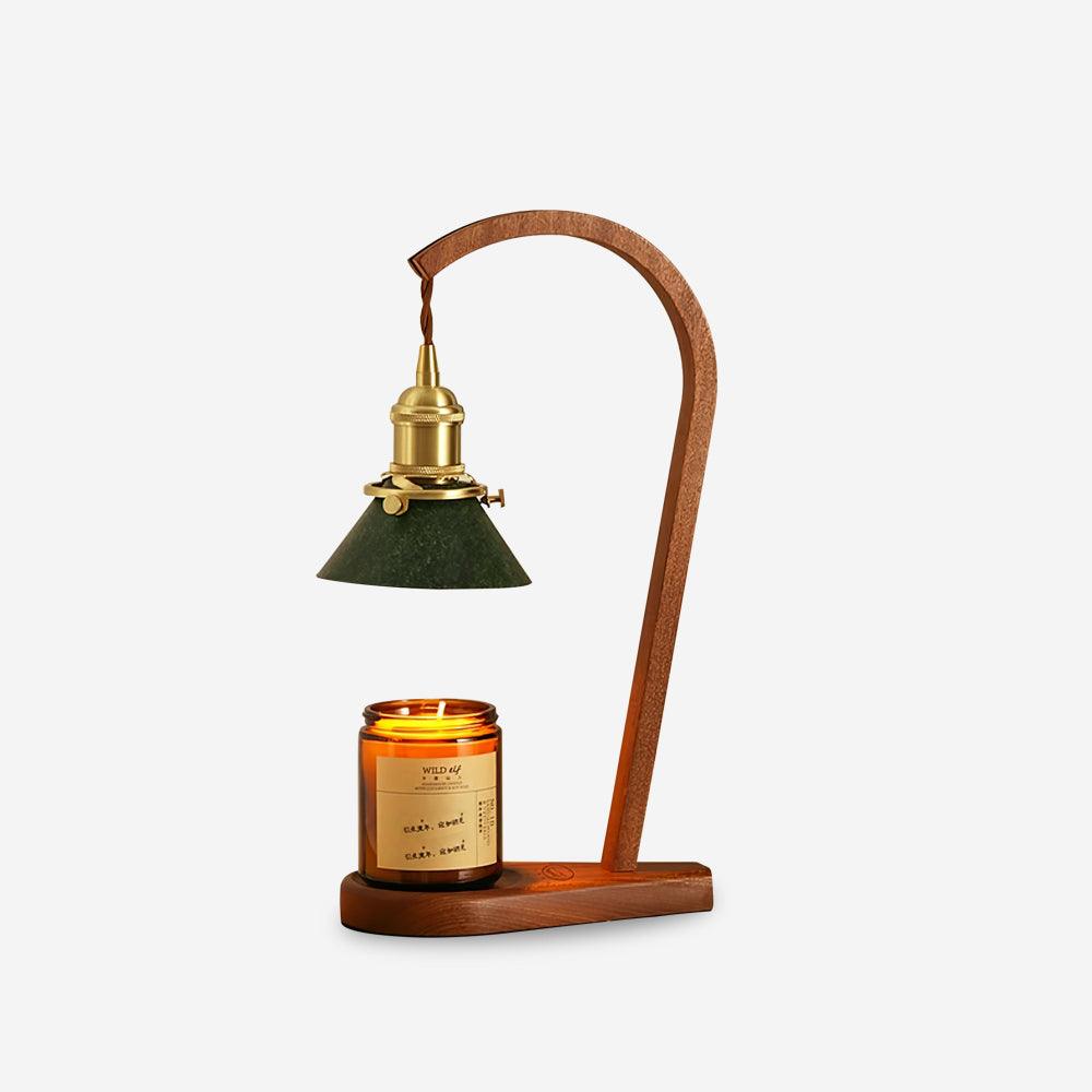 Aldorira Wood Mid-Century Modern Table Lamp
