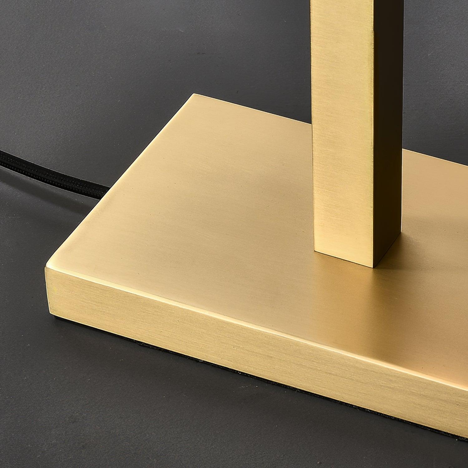 Blyn Brass Glass Artistic Table Lamp