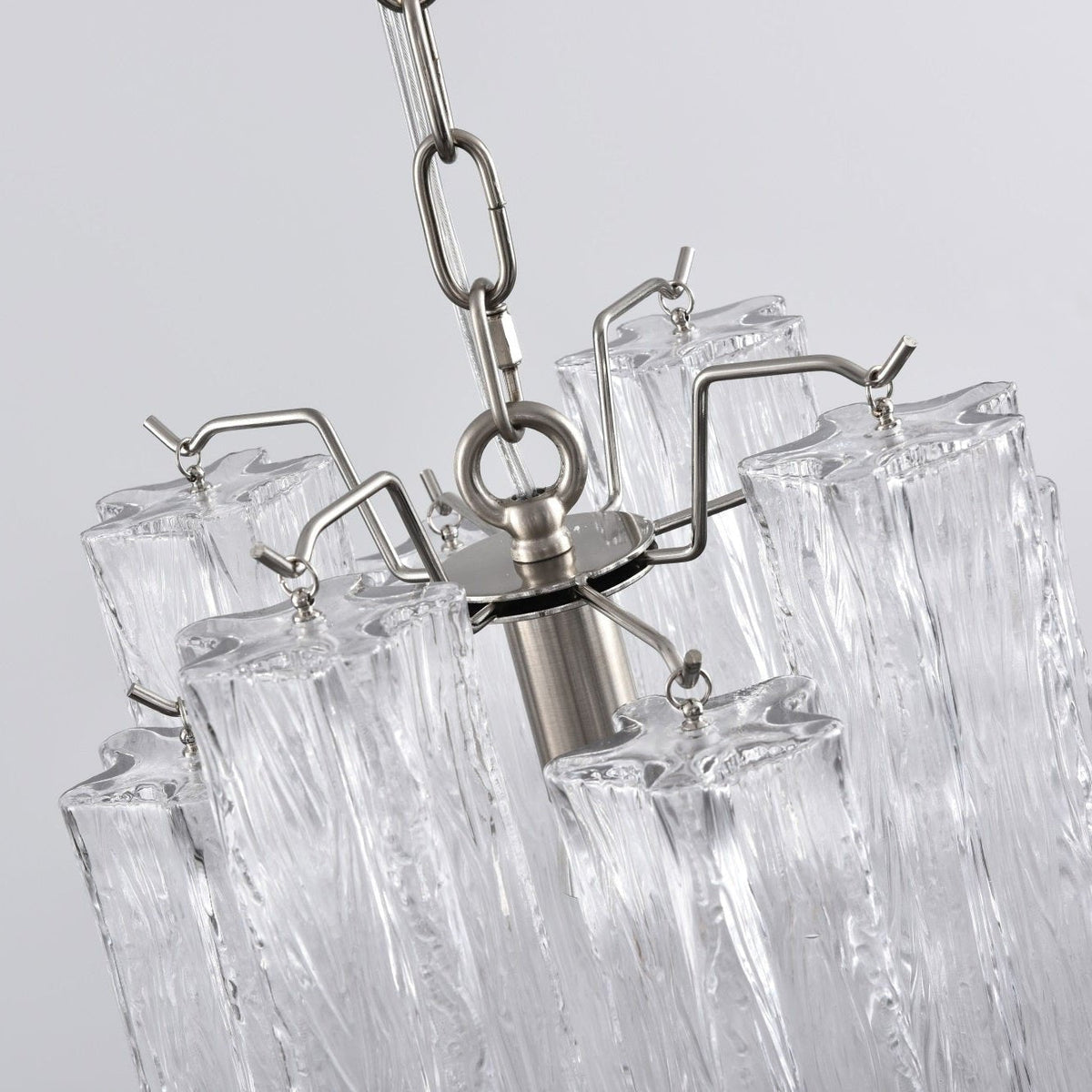 Lioroella Chandelier Pink Gradient Murano Glass