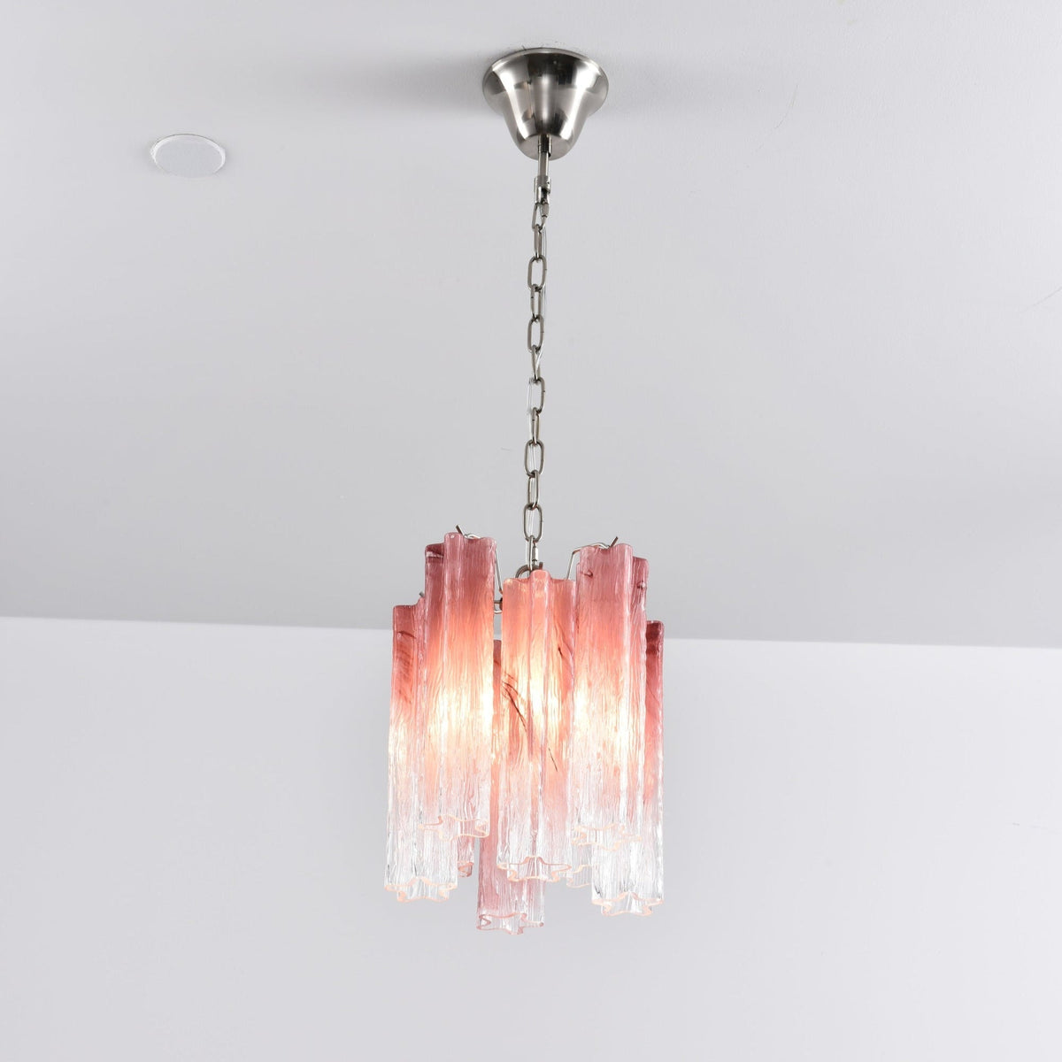 Lioroella Chandelier Pink Gradient Murano Glass