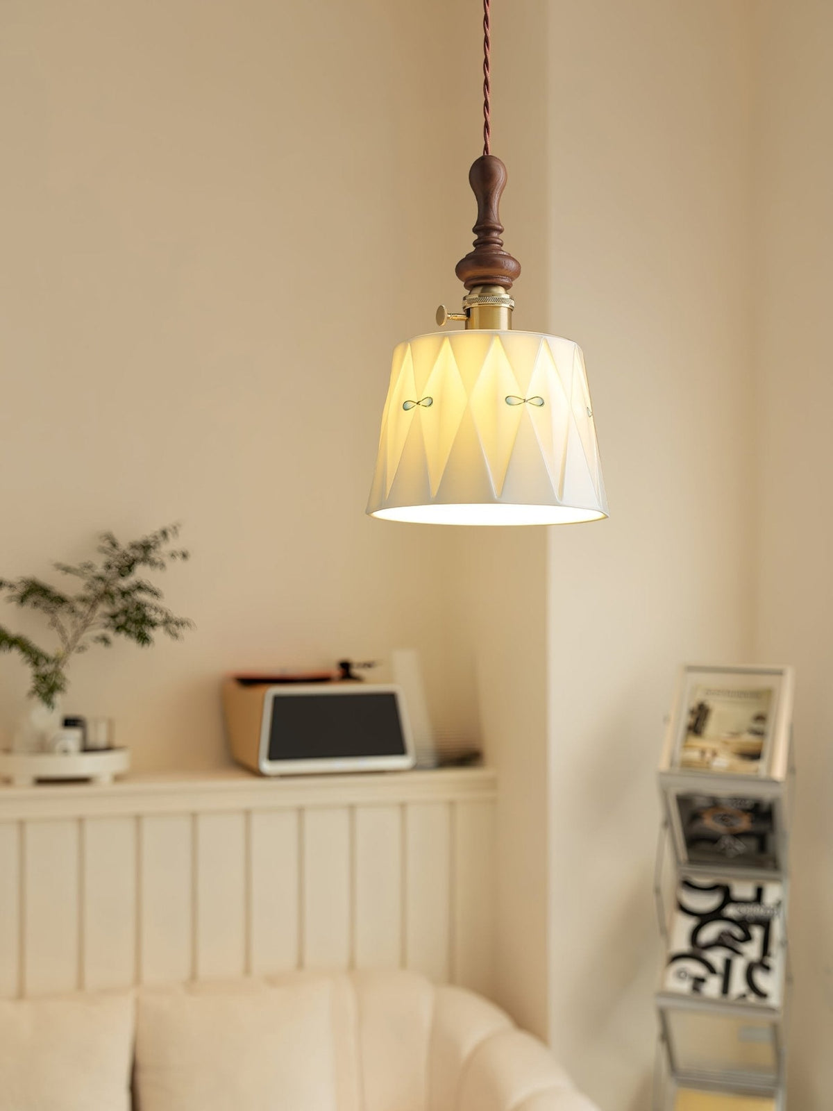 Ceraeyre Vintage Ceramic Pendant Light