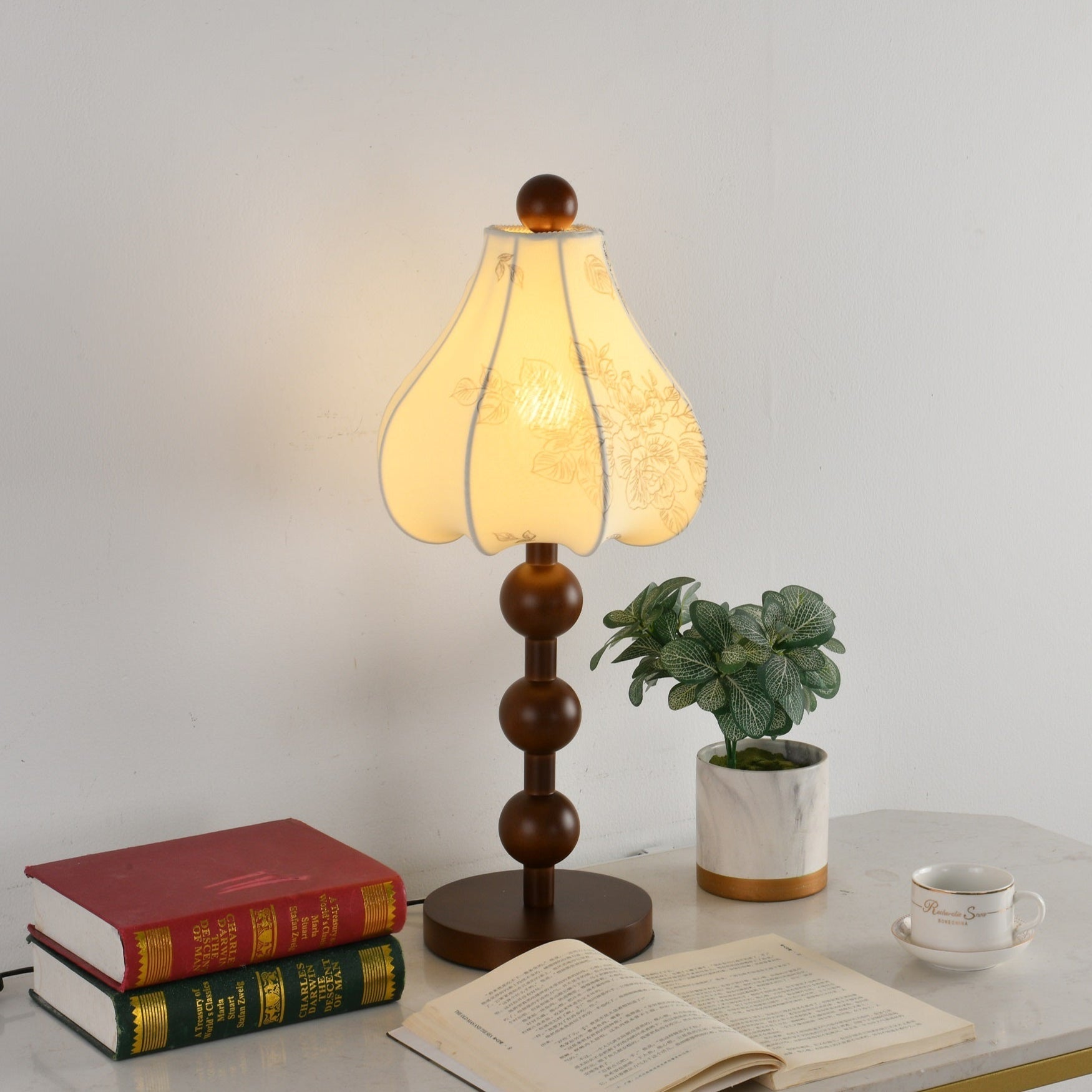 Mirerelle Vintage Fabric Table Lamp
