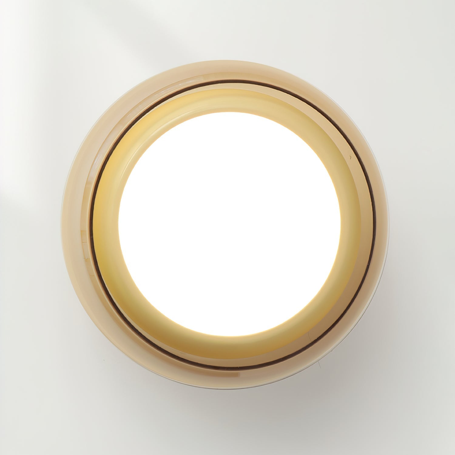 June Retro Glass Flush Mount Ceiling Light - Neutral Decor