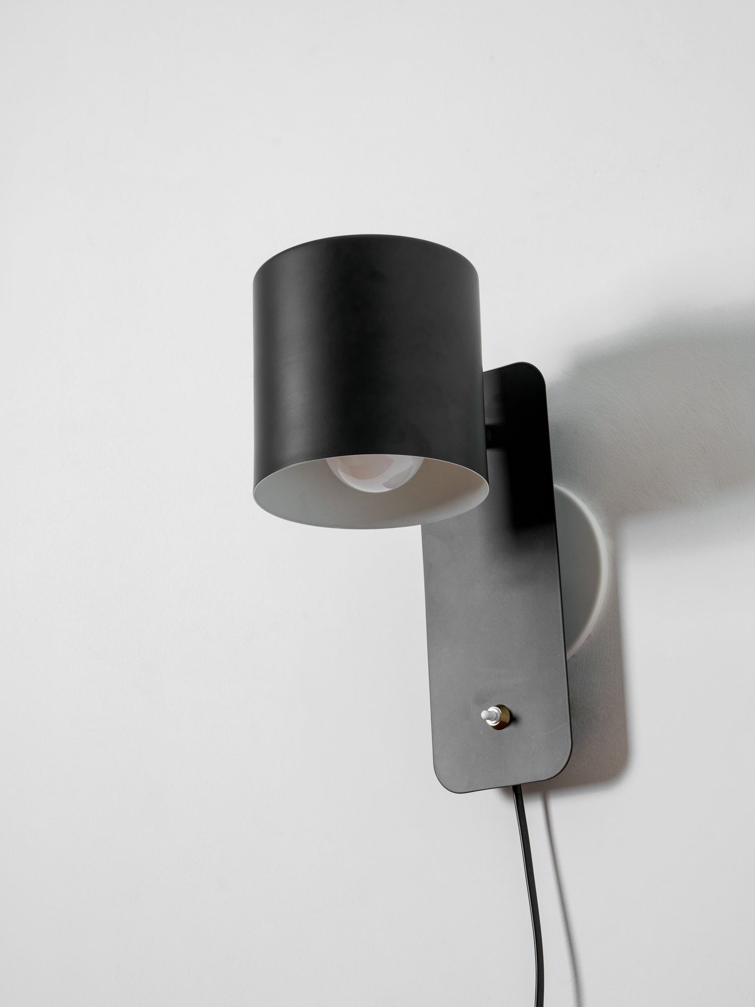 Ravenford Rotatable Cylinder Plug In Indoor Wall Light