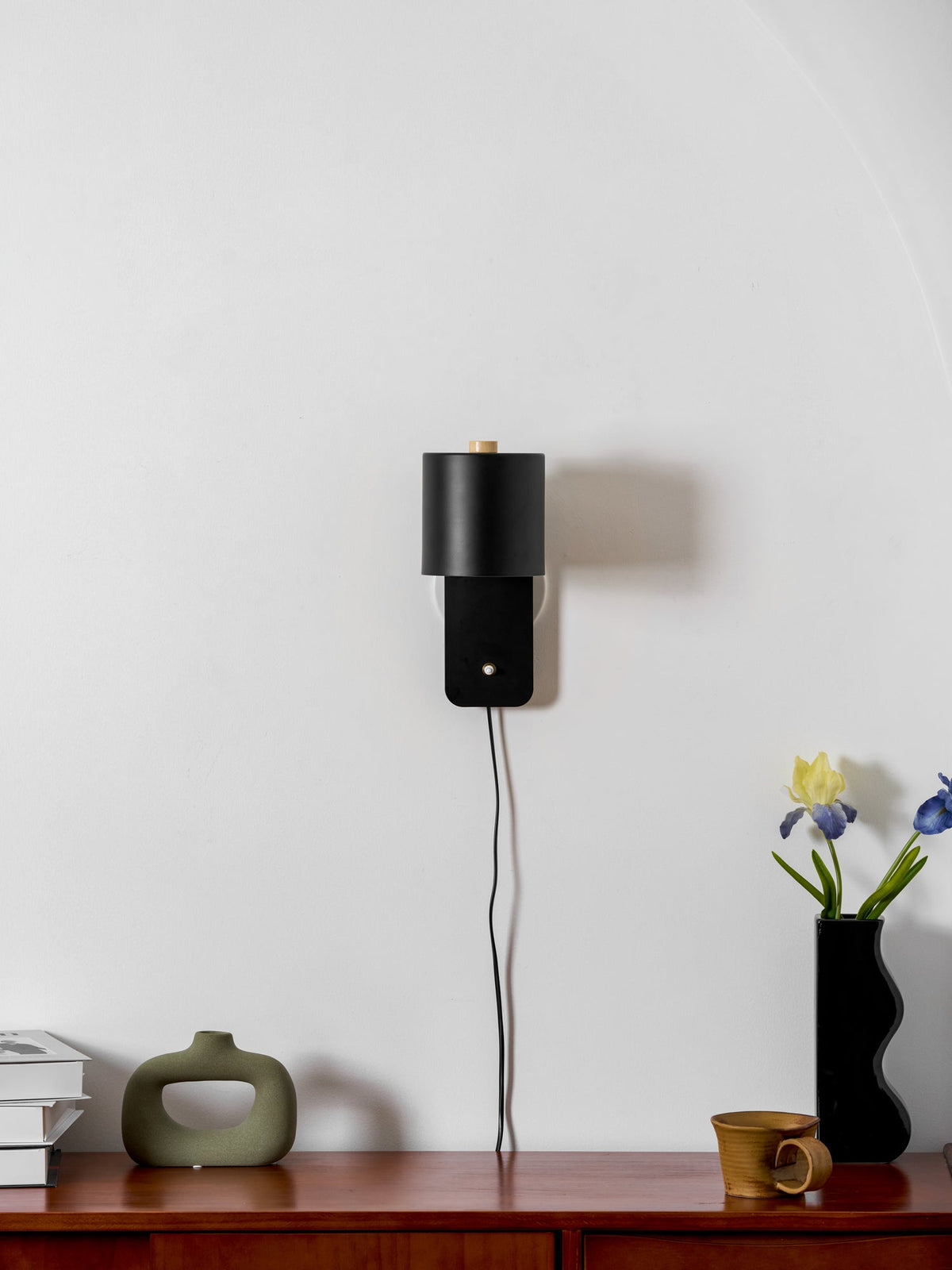 Ravenford Rotatable Cylinder Plug In Indoor Wall Light