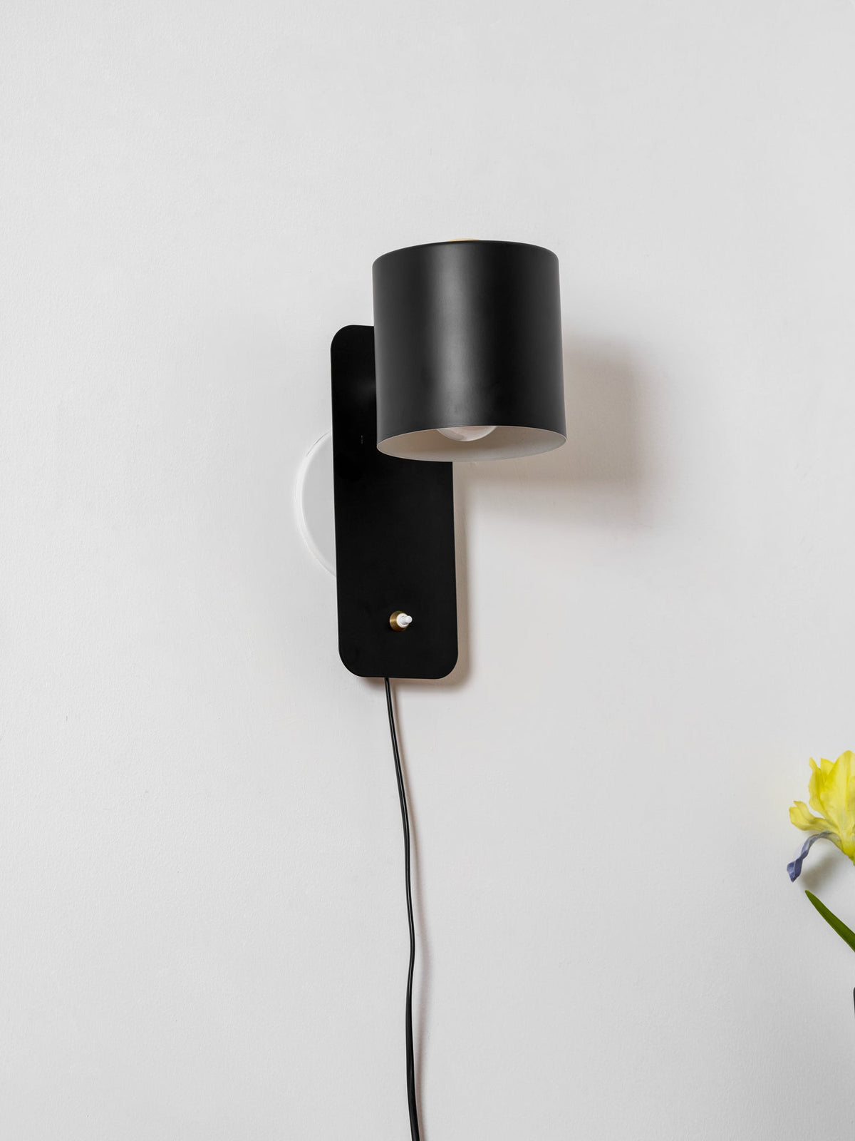 Ravenford Rotatable Cylinder Plug In Indoor Wall Light