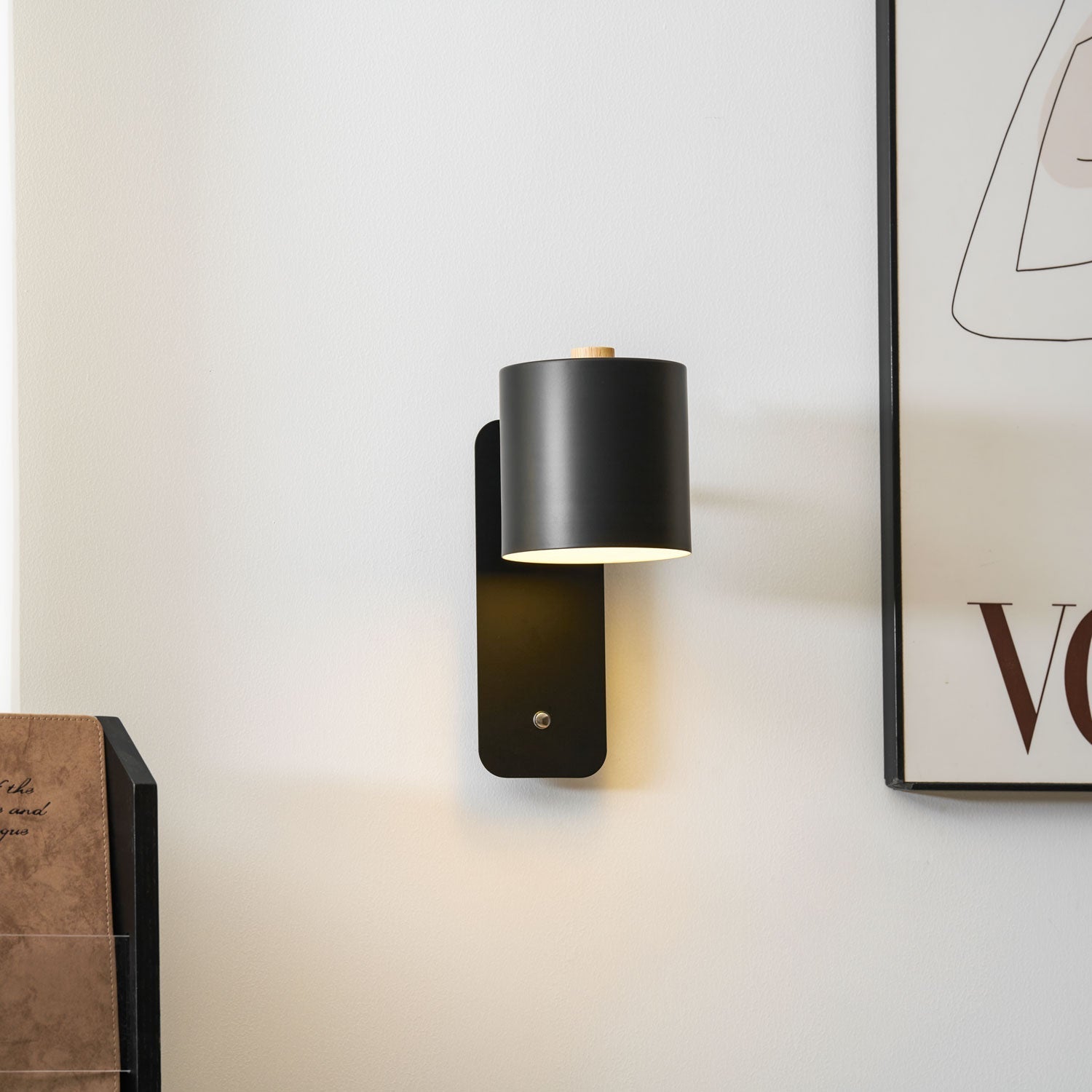 Solley Rotatable Cylinder Rechargeable Indoor Wall Light