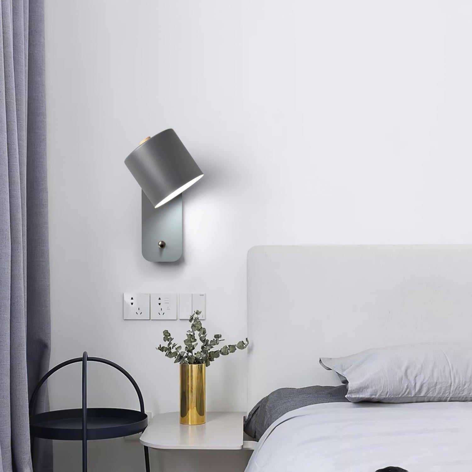 Solley Rotatable Cylinder Rechargeable Indoor Wall Light