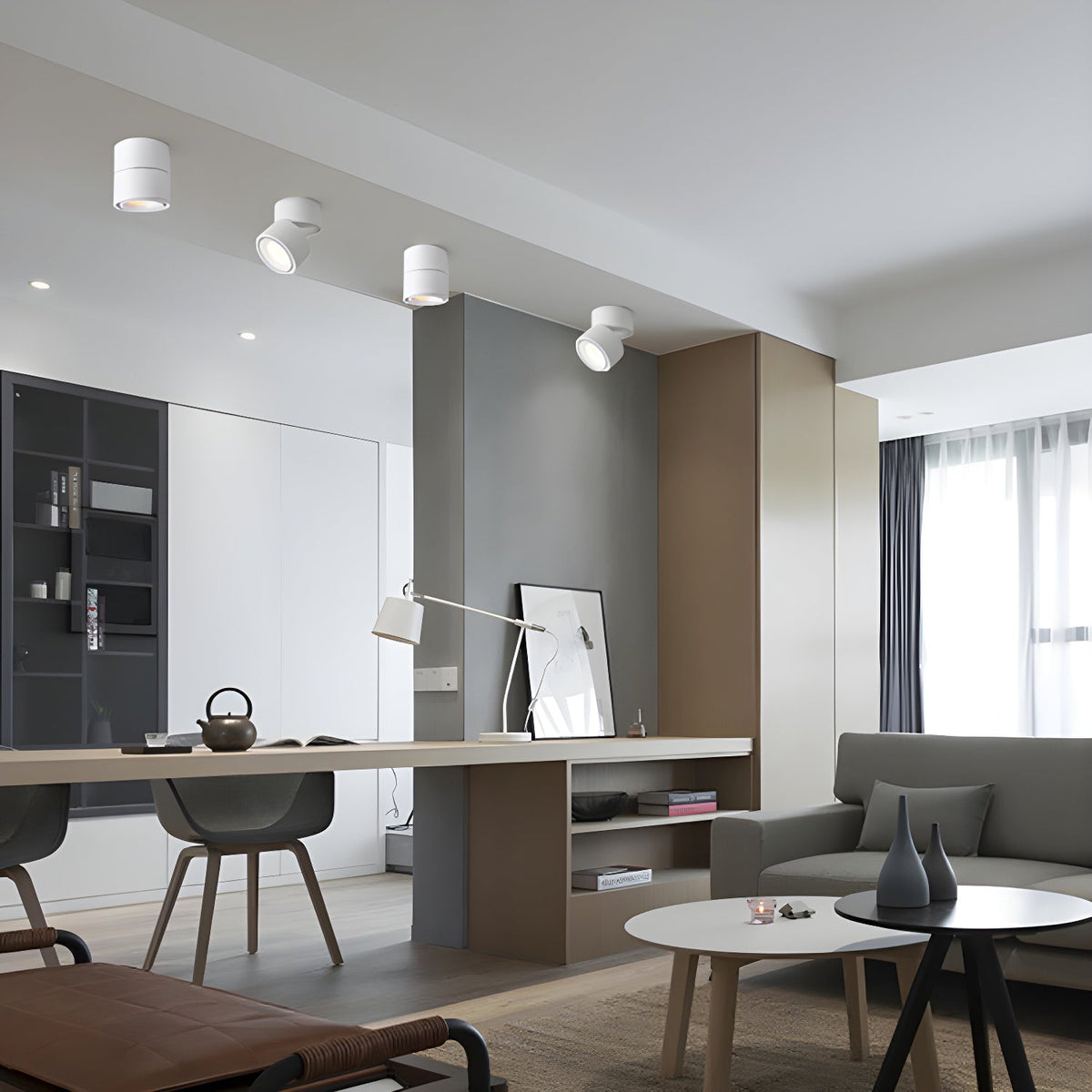 Kixor Ceiling Light Aluminum Adjustable Spotlight Minimalist