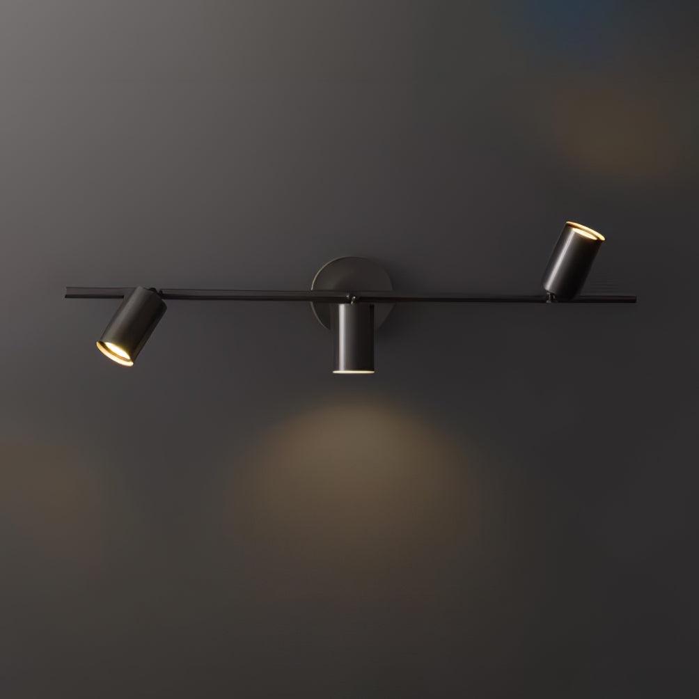 Grover Rotatable Brass Spotlight Wall Light