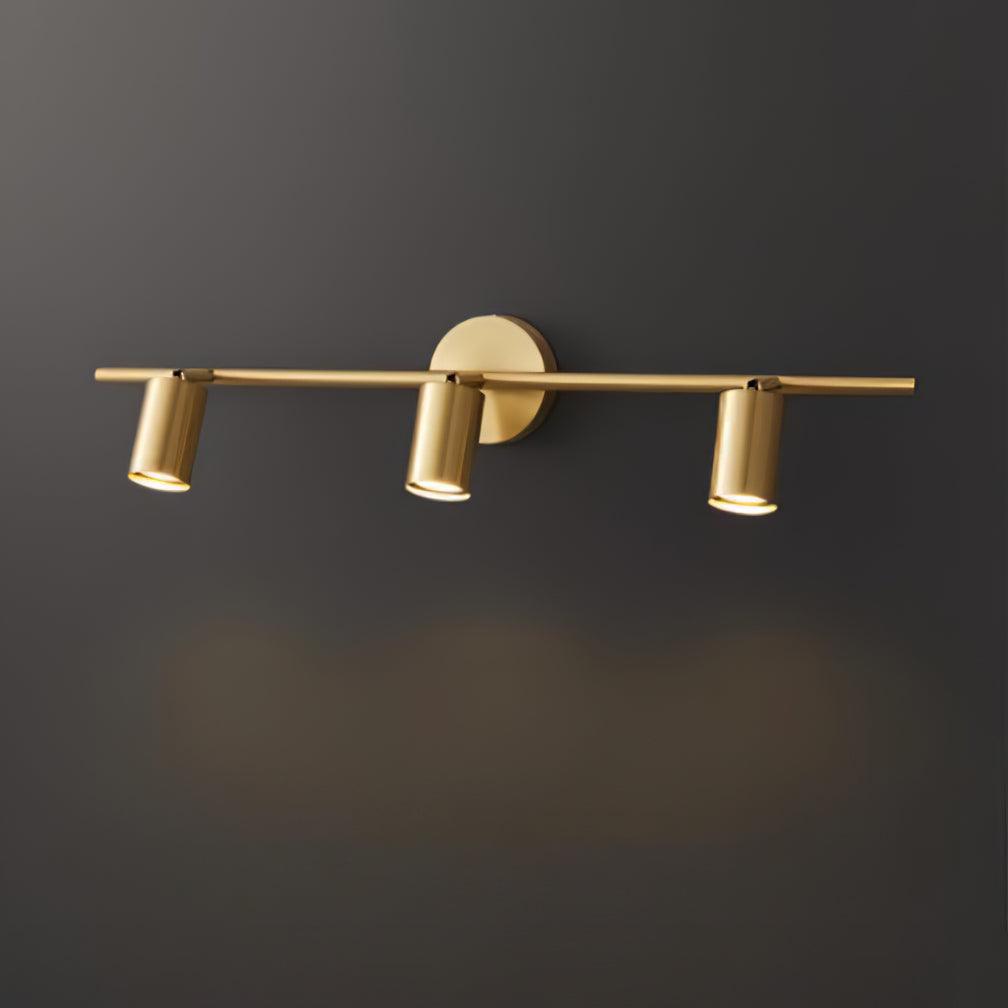 Grover Rotatable Brass Spotlight Wall Light