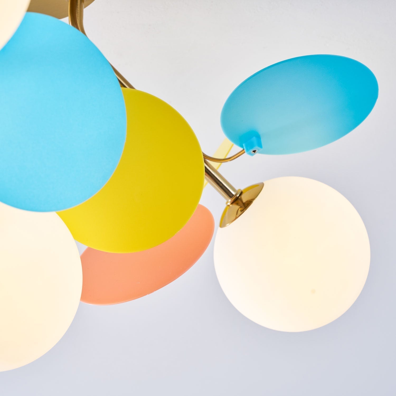 Fioragrove Round Macaron Flush Mount Ceiling Light