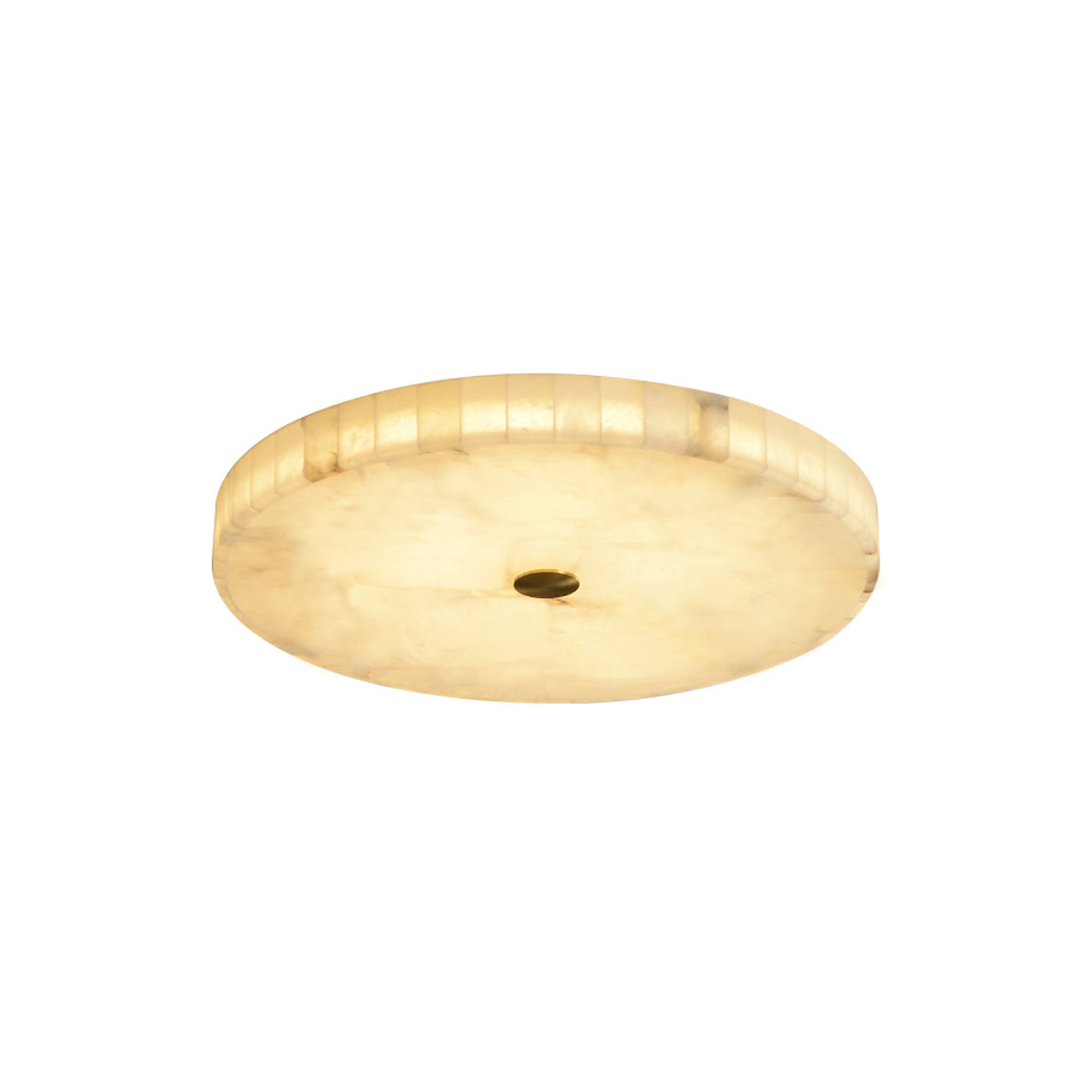 Nivael Round Alabaster Ceiling Lamp