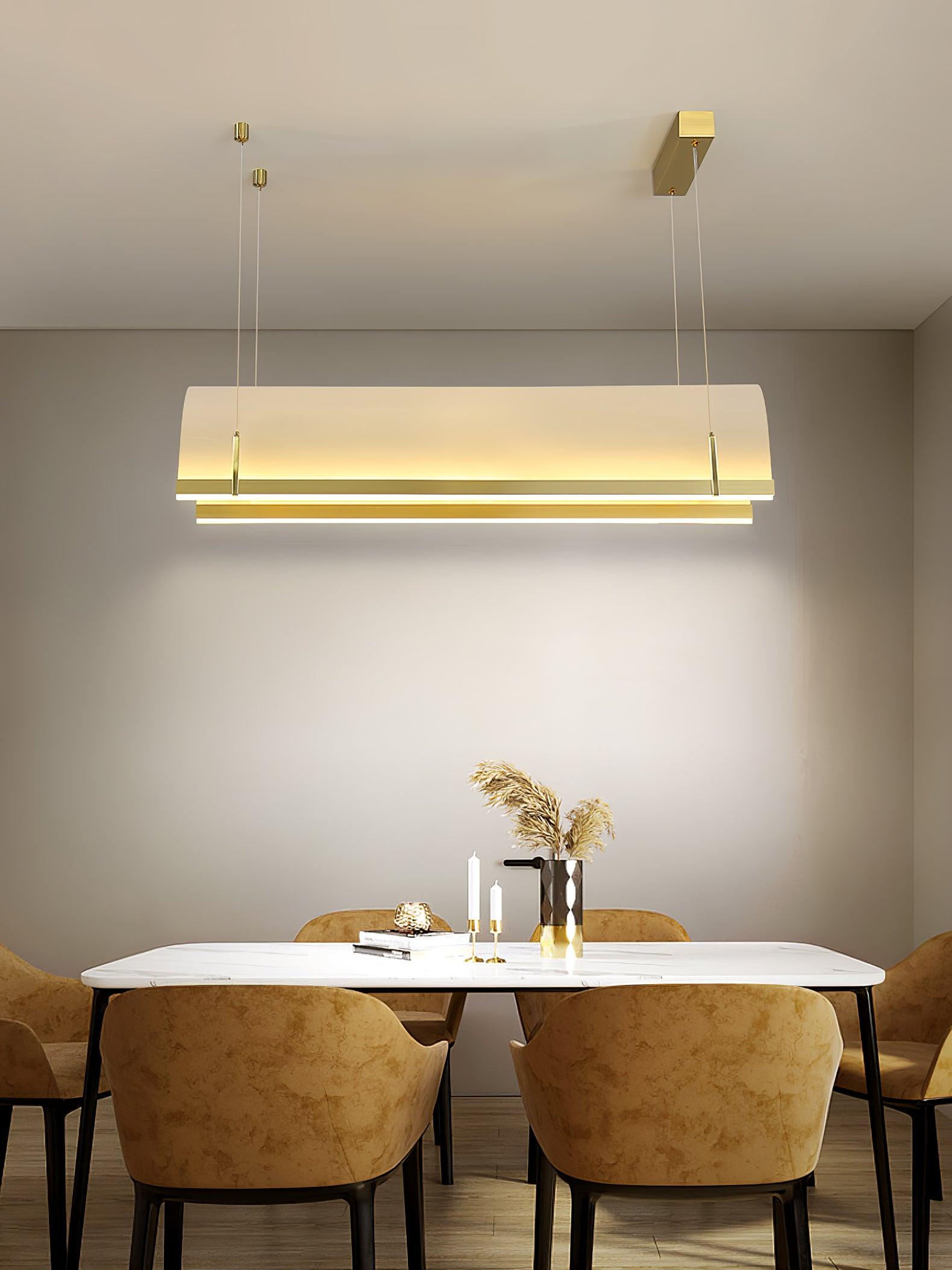 Cevinen Linear Gold Pendant Light