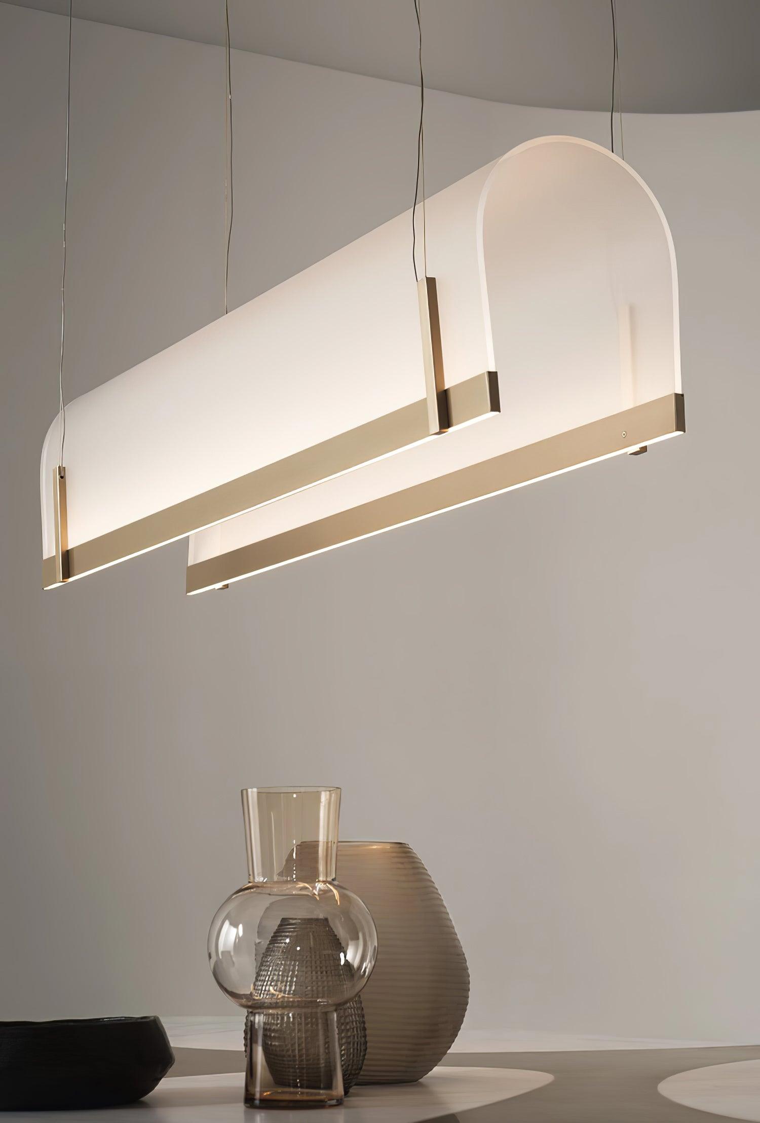 Cevinen Linear Gold Pendant Light