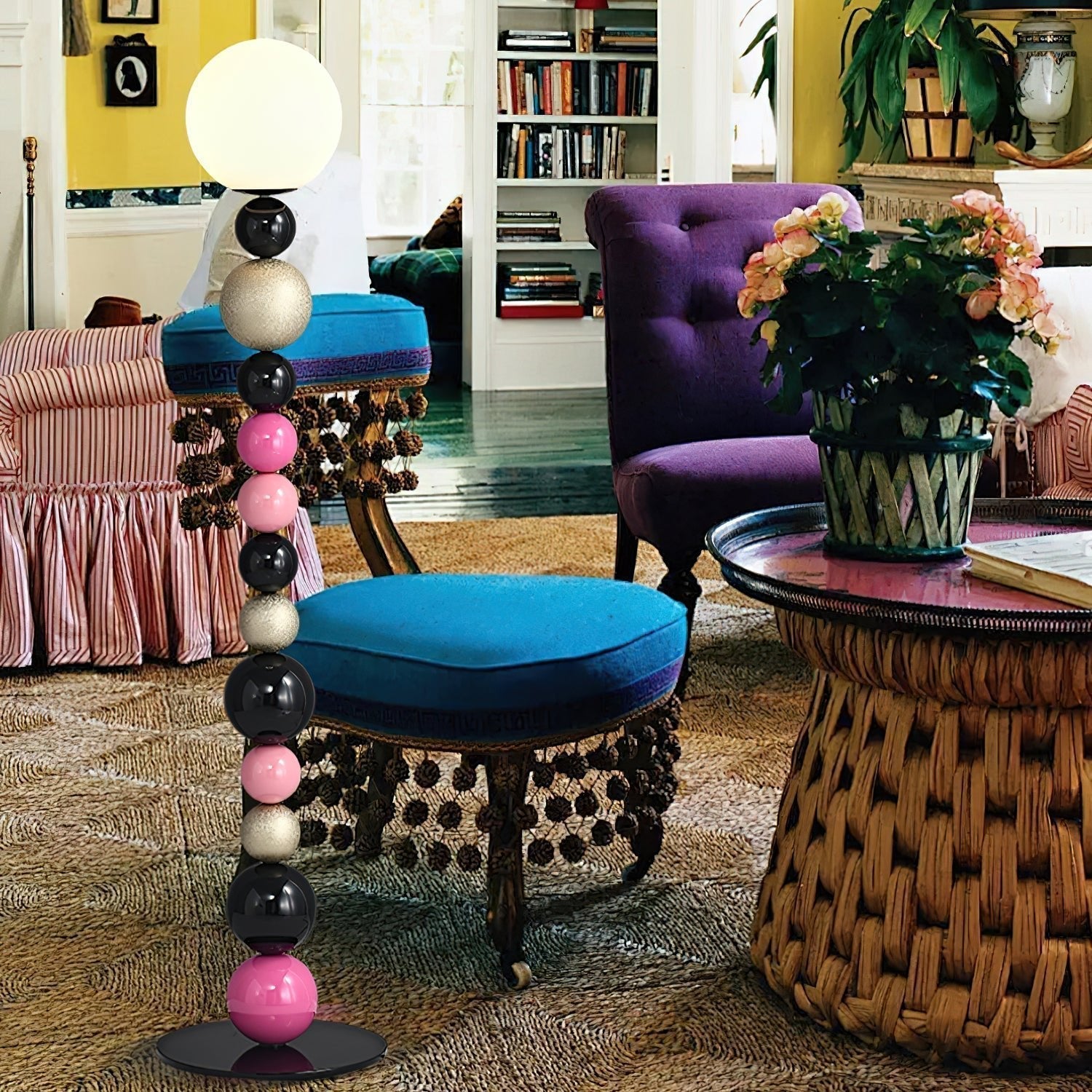 Kaleido Round Balls Stacking Floor Lamp