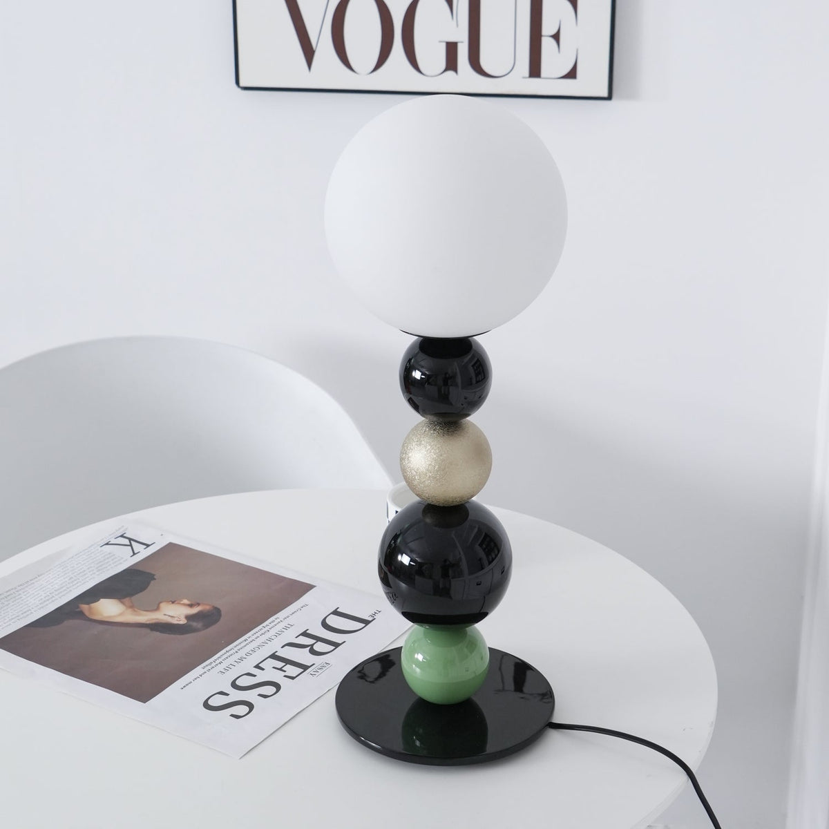 Orbital Balls Stacking Table Lamp