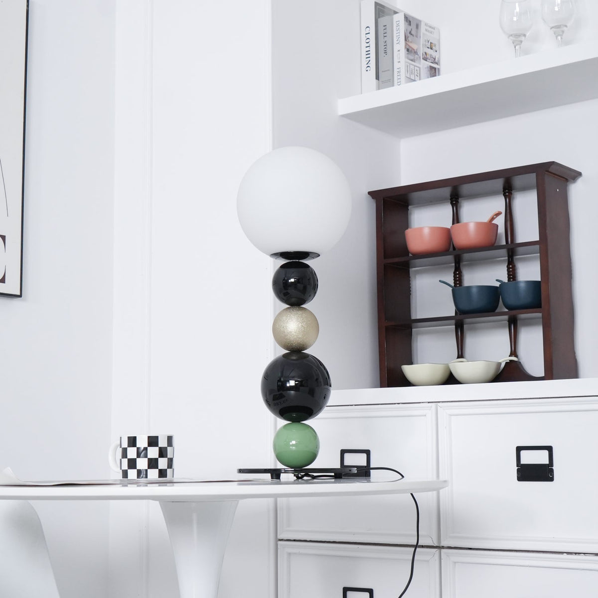 Orbital Balls Stacking Table Lamp
