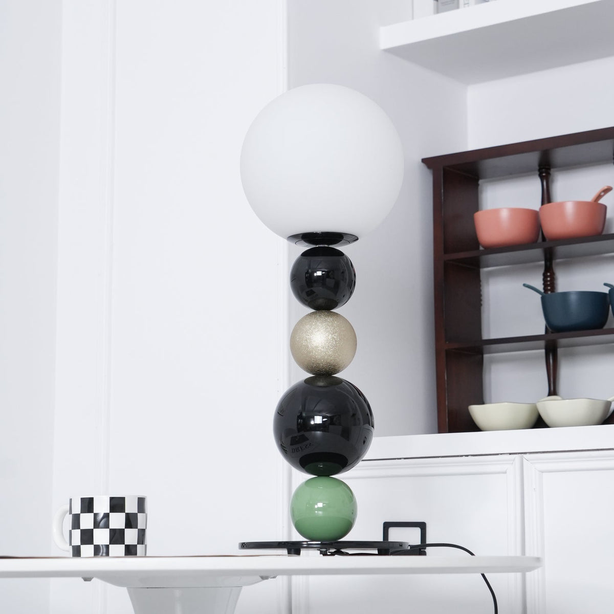 Orbital Balls Stacking Table Lamp