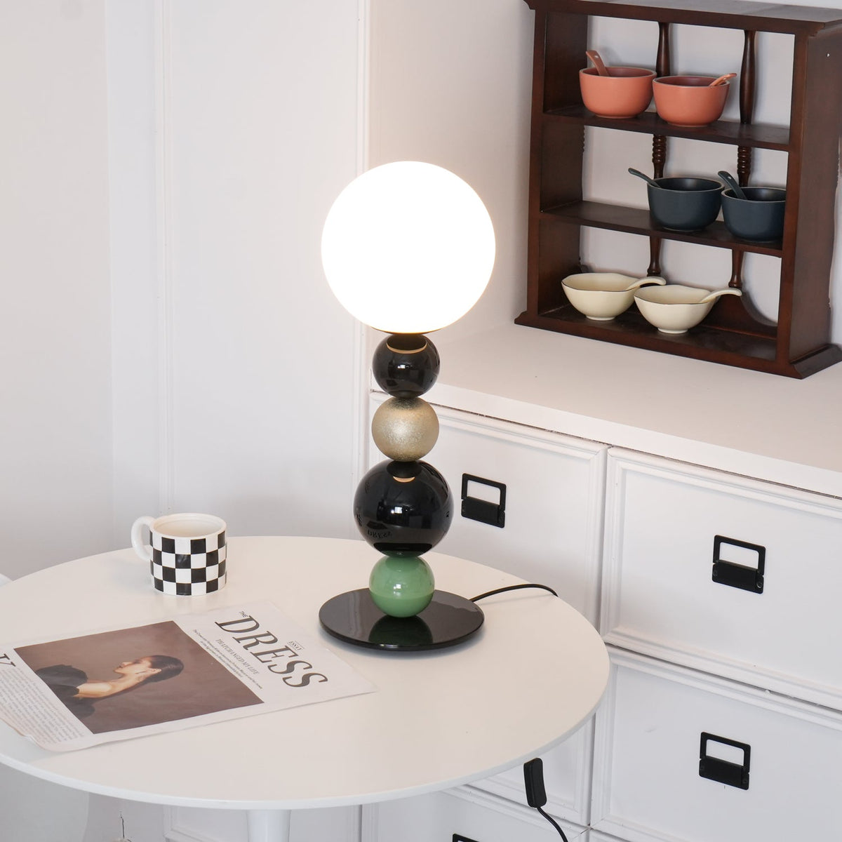 Orbital Balls Stacking Table Lamp