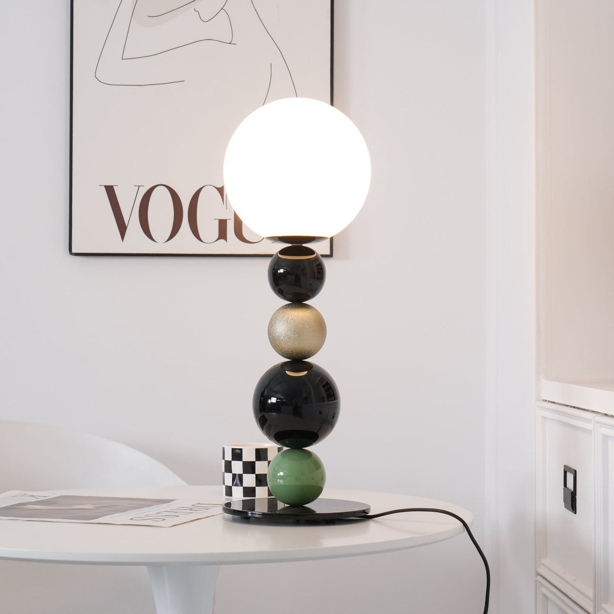 Orbital Balls Stacking Table Lamp