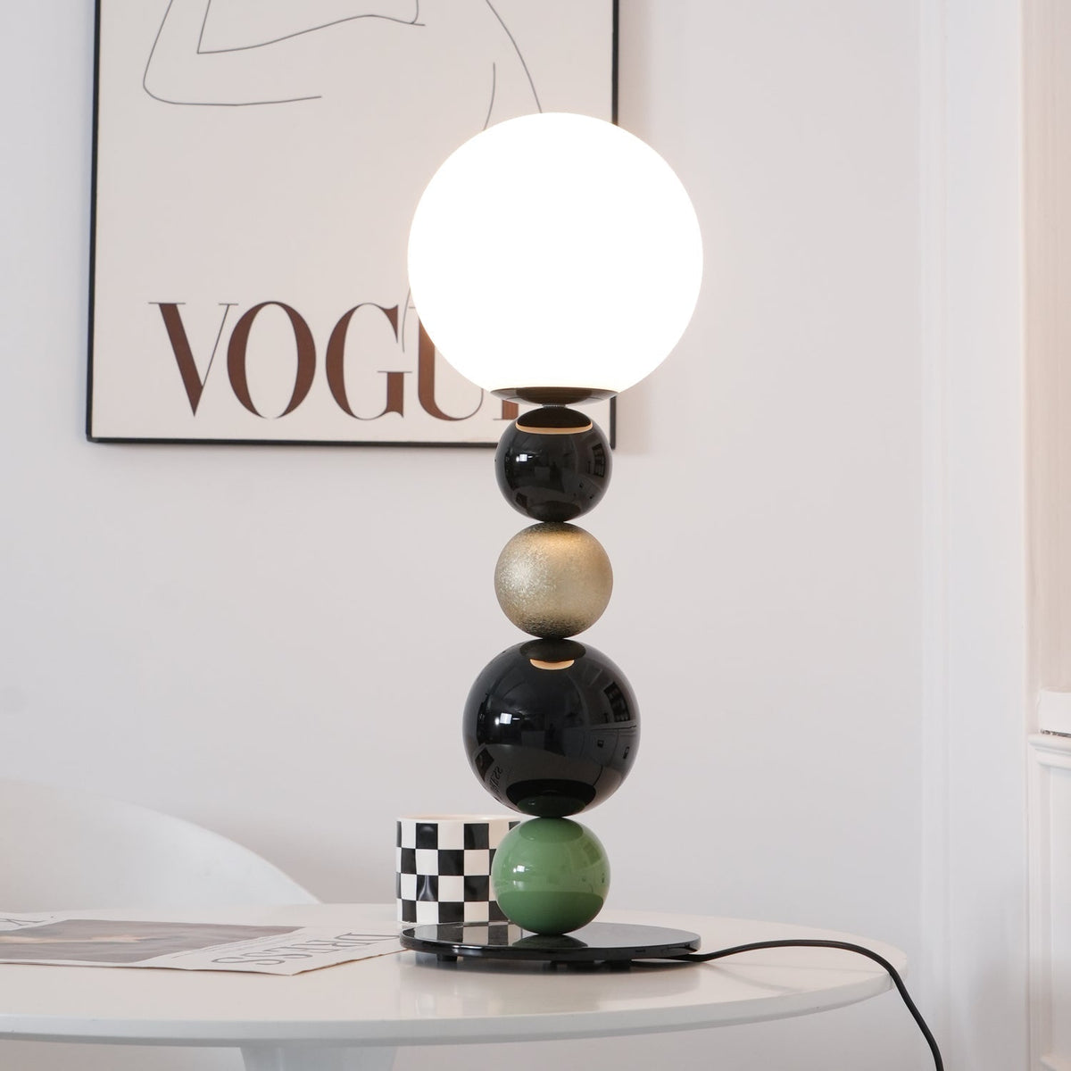 Orbital Balls Stacking Table Lamp