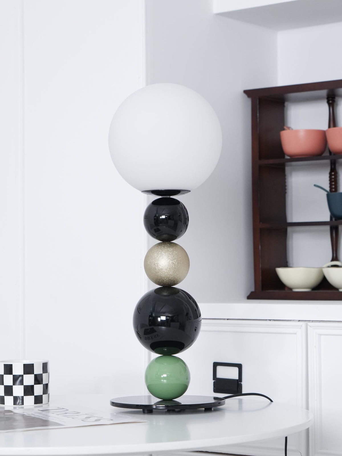 Orbital Balls Stacking Table Lamp