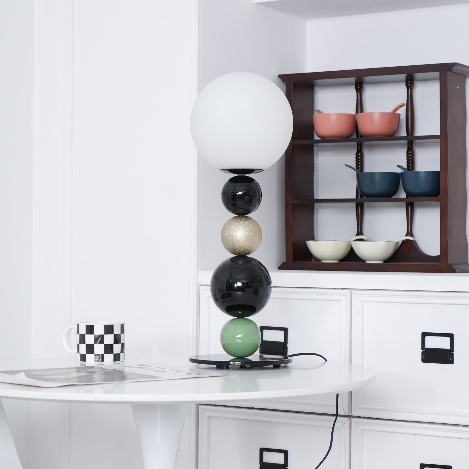 Orbital Balls Stacking Table Lamp