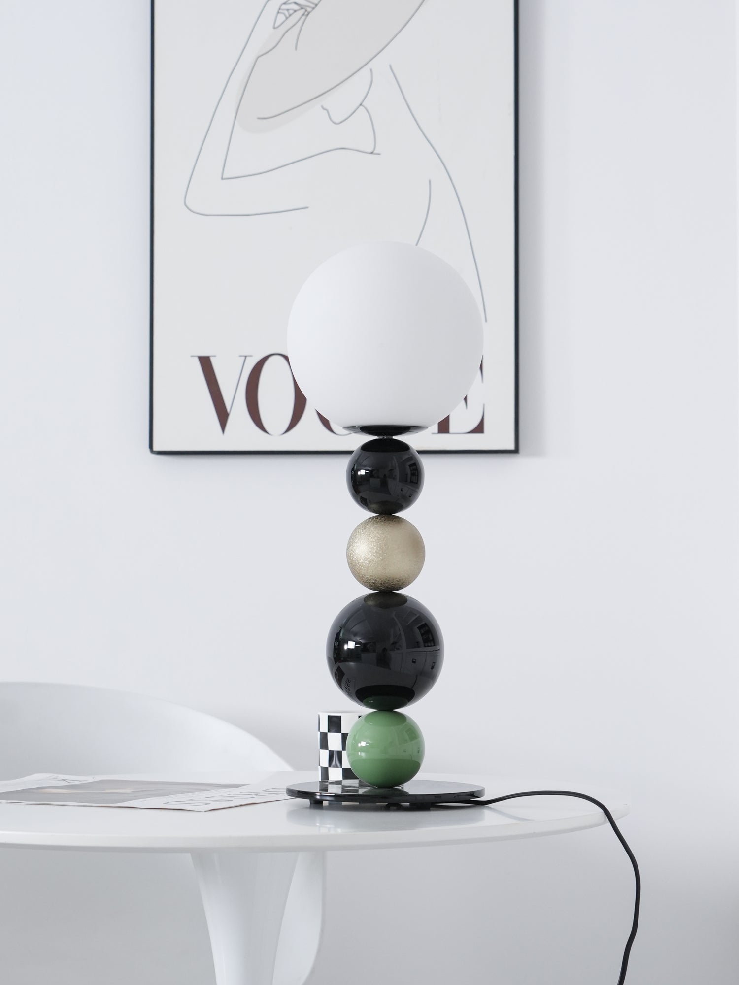 Orbital Balls Stacking Table Lamp