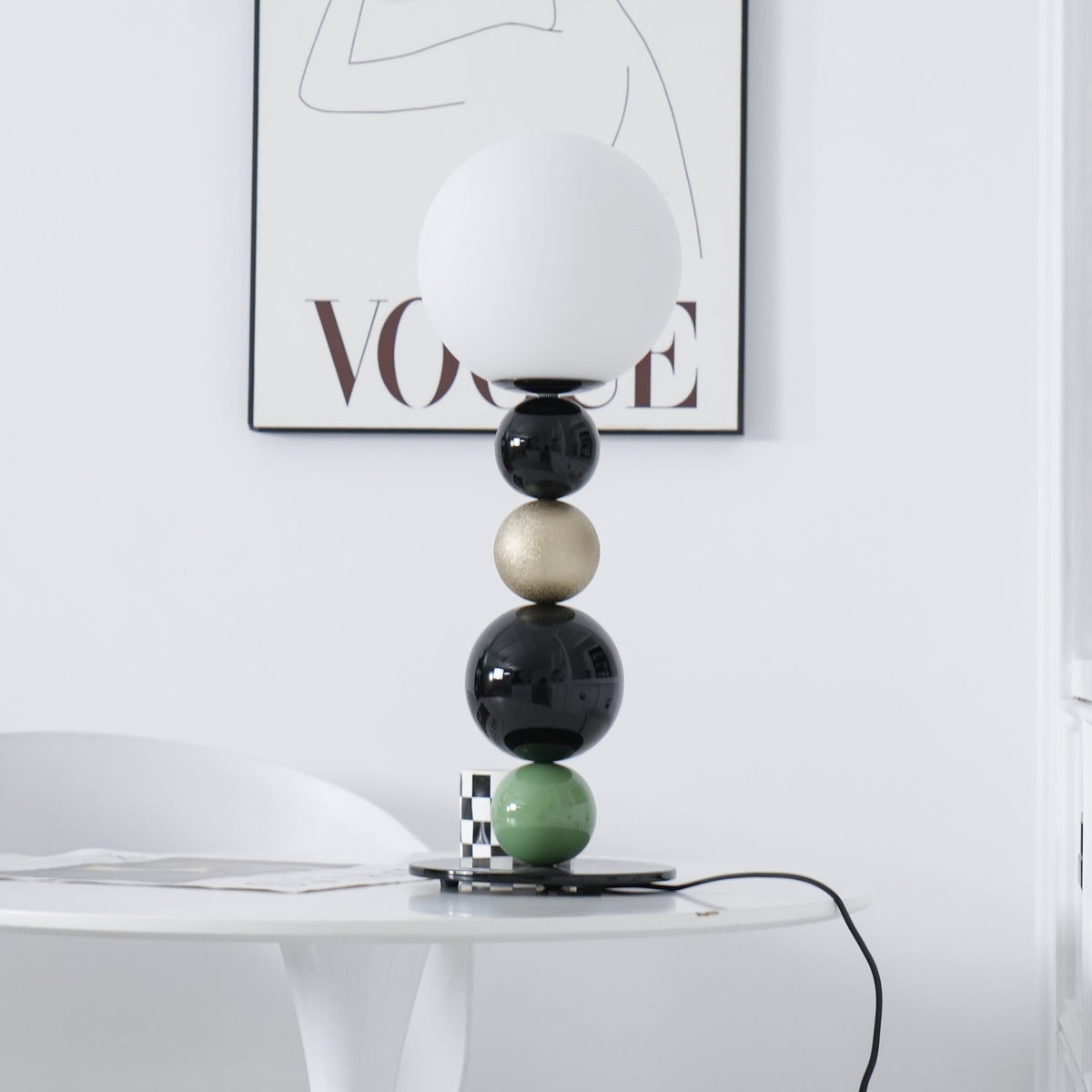 Orbital Balls Stacking Table Lamp