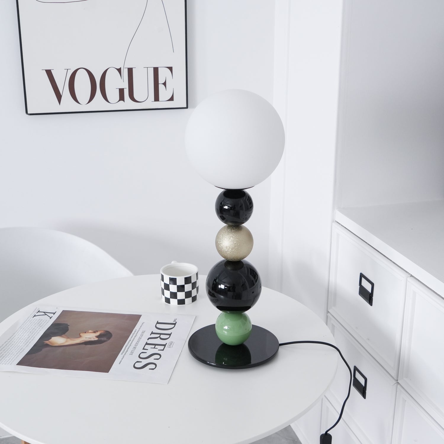 Orbital Balls Stacking Table Lamp