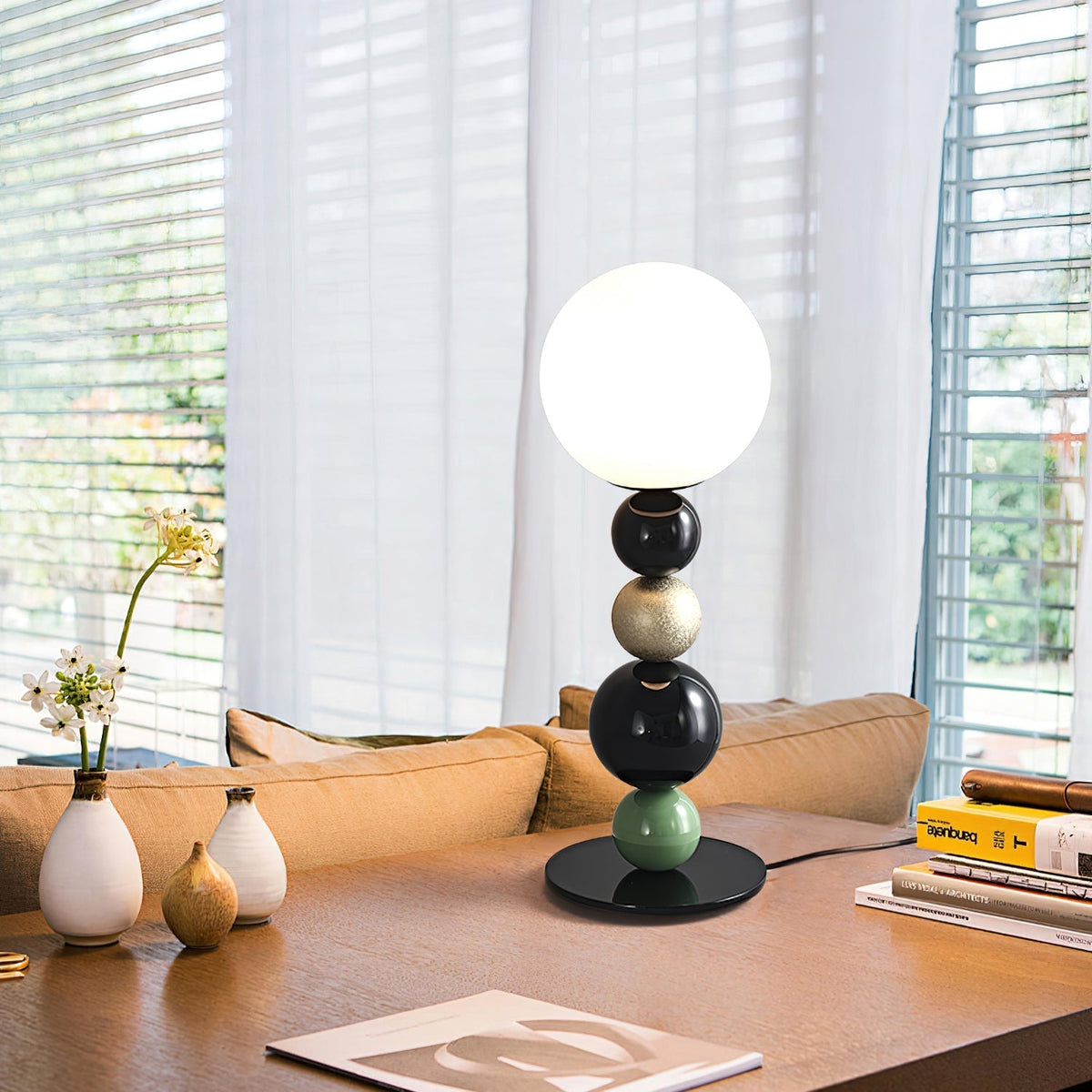 Orbital Balls Stacking Table Lamp