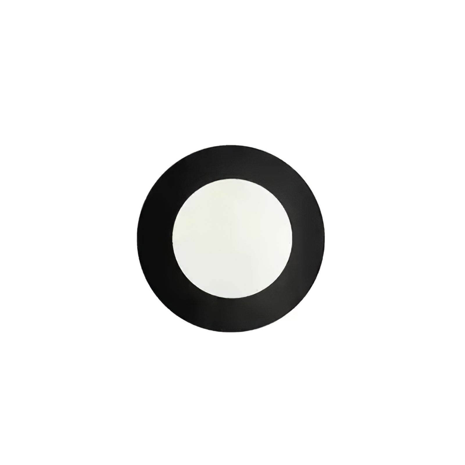 Elem Modern Minimalist Round Art Brass Glass Wall Lamp